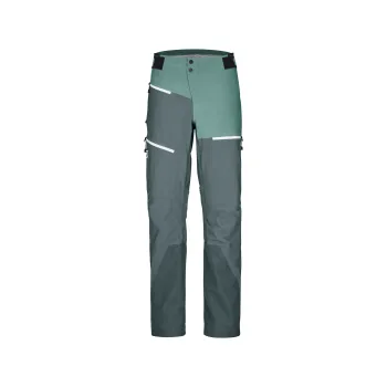 Snowboardové kalhoty Ortovox Westalpen 3L Pants W dark arctic grey XS; Zelená kalhoty + DÁREK DLE VÝBĚRU!