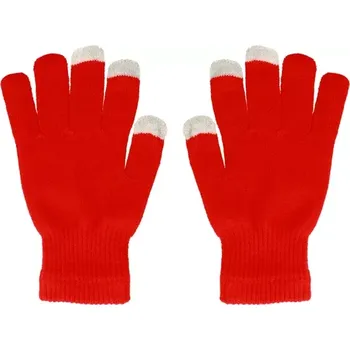 Rukavice Rukavice na dotykový displej červené