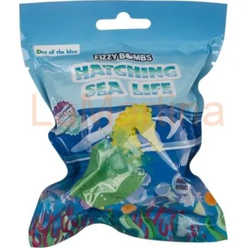 Koupelová sůl Šumivá bomba s překvapením Mořská figurka