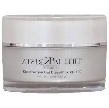 Umělé nehty Stavební UV/LED gel Krista Paulitti - Clear/Pink XP-100 - 30ml