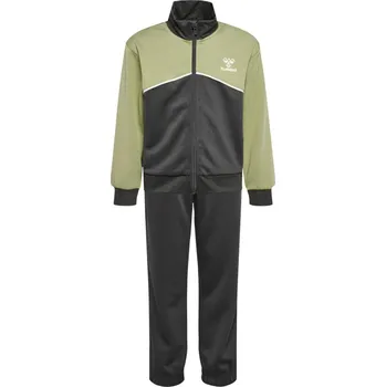 Hummel Lubago Poly Tracksuit Green 4Y