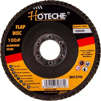 Brusný kotouč Hoteche Lamelový brusný kotouč 115 mm, P100 - HT550309