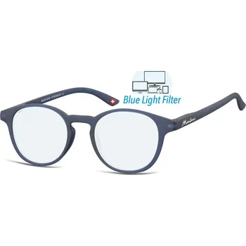 Brýle na čtení MONTANA EYEWEAR Slim dioptrické brýle na počítač BLF52A +1,50Flex