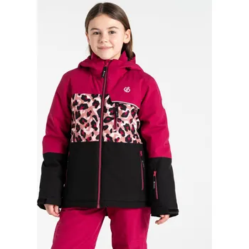 Dívčí lyžařská bunda Dare 2 B TRAVERSE berry pink - Růžová, 122-128