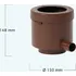 sběrač dešťové vody Graf De Luxe 503014 150 mm hnědý