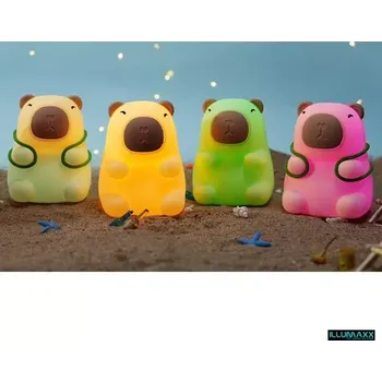 Dekorativní svítidlo Noční světlo KAPYBARA, 0,45W , napájení kabelem USB-C, (akumulátor 1200mah/3.7V)