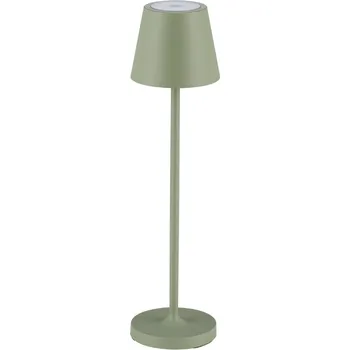 Lampička Zelená kovová nabíjecí stolní LED lampa Nova Luce Petit