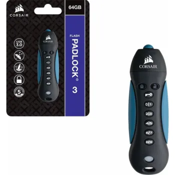 USB flash disk Flash Visací zámek 3 256 GB, USB klíčenka