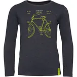 Chlapecké tričko LOAP BUVON 122/128 Tmavě modrá, Světle zelená