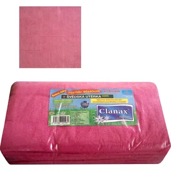 Utěrka Švédská utěrka SONIC 40x40cm/40ks červená 1ks