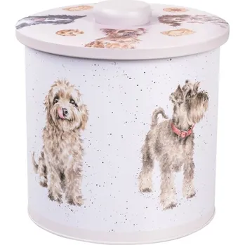 Dóza na potraviny Wrendale Designs Plechová dóza na sušenky Wrendale Designs "A Dog's Life" - Pejsci