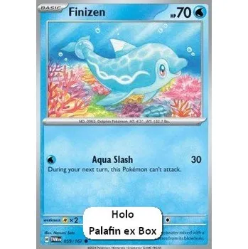 Sběratelská karetní hra Pokémon TWM 059/167 Finizen (Palafin Ex Box) - Twilight Masquerade Stav: Near Mint, Verze: COSMIC HOLO