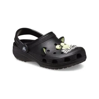 Pánské pantofle Nazouváky Crocs Classic Glow Black Cat Clog K 210387 Černá 32_33