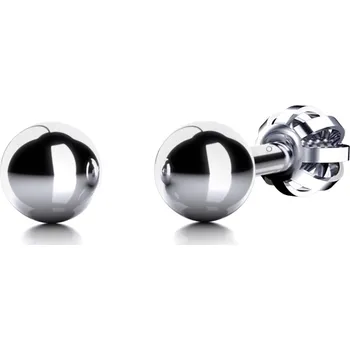 Náušnice Zlatnictví Helios Pecky z bílého zlata B49762