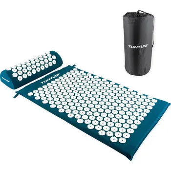 Akupresurní podložka a polštář TUNTURI Petrolejová