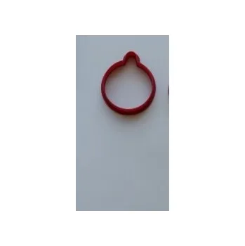 Vánoční dekorace Vykrajovátko BAŇKA 3,6 cm