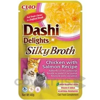 Churu Dashi Delights Silky Broth Chick&Salmon 40g