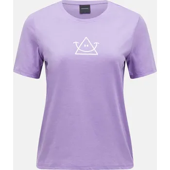 Dámské tričko TRIČKO PEAK PERFORMANCE W EXPLORE GRAPHIC TEE BOUGAINVILLEA