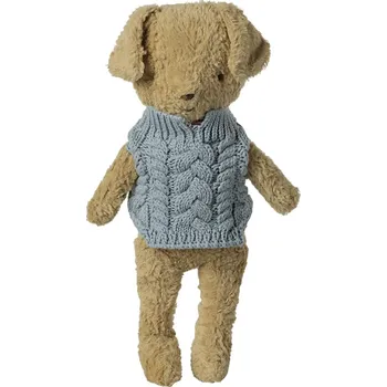 plyšák Maileg Modrý svetr pro pejska Maileg Puppy Supply, Sweater Blue