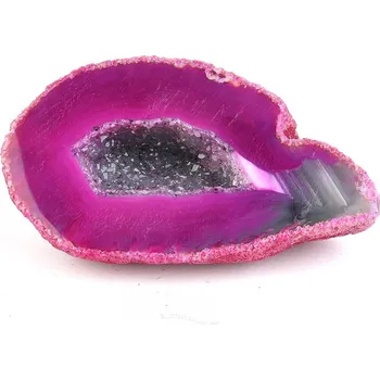 Přírodní kámen Geoda z achátu růžová (Brazílie) 194g