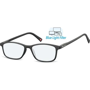 Brýle na čtení MONTANA EYEWEAR Slim dioptrické brýle na počítač BLF51 +1,50 Flex