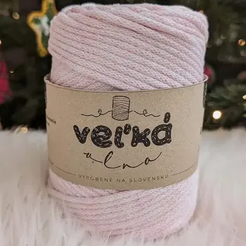 Příze Velká vlna Špagát 3mm Cukřík (Špagátová příze 3mm Cukřík)