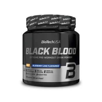 Anabolizér BioTech Black Blood NOX+ 340 g Příchuť: borůvka-limeta