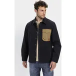 KOŠILE CAMEL ACTIVE OVERSHIRT NIGHT BLUE CHECK