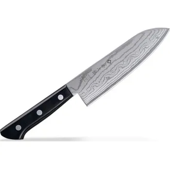 Kuchyňský nůž Tojiro TOJIRO BASIC DAMASCUS Santoku 170mm F-331