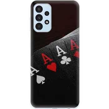Pouzdro na mobilní telefon Silikonové pouzdro iSaprio - Samsung Galaxy A13 - Poker (Odolný silikonový kryt, obal, pouzdro iSaprio - Samsung Galaxy A13 - Poker - skvělá ochrana a pružnost, stylový UV potisk, lehkost, tiskne se v České republice)