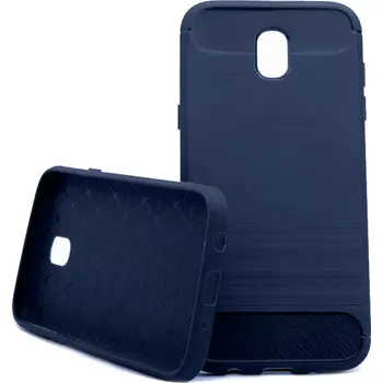 Pouzdro na mobilní telefon Pouzdro Carbon Lux pro Samsung Galaxy J5 2017 J530 Modré