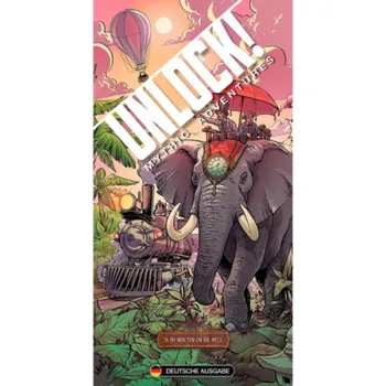 Desková hra Odemknout! Cesta kolem světa za 80 minut, karetní hra