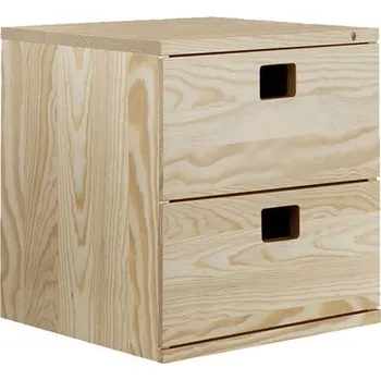 Komoda Astigarraga Dinamic Šuplíková komoda, 36,2 × 33 × 36,2 cm, borovicové dřevo DMCAJ2.99