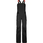 Ortovox 3L Deep Shell Bib Pants W black raven XS; Černá kalhoty + DÁREK DLE VÝBĚRU!