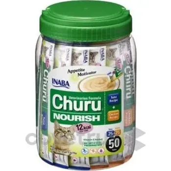Krmivo pro kočku Churu Cat Vet Nourish Purée Tuna&Chicken Var. 50x14g