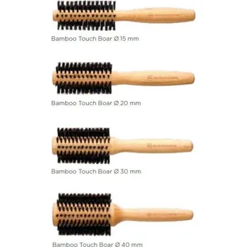kartáč na vlasy Olivia Garden Bamboo Touch Boar ⌀ 15 mm