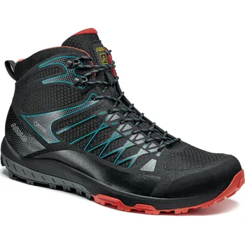 Pánská treková obuv Asolo Grid Mid GV pánské trekové boty black/red Velikost: 44 ½