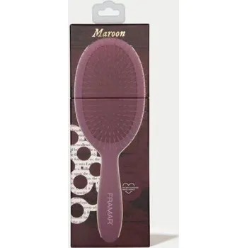 kartáč na vlasy Framar Dark Academia Kartáč na rozčesávání - barva: Maroon