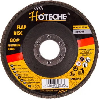 Brusný kotouč Hoteche Lamelový brusný kotouč 115 mm, P80 - HT550308