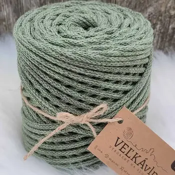 Příze Velká vlna Špagát 5mm Tchýnin jazyk (Špagátová příze 5mm Svokrine jazyky)