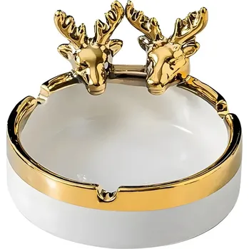 Popelník Amparo Miranda® Popelník Deer PD161, Barva bílý