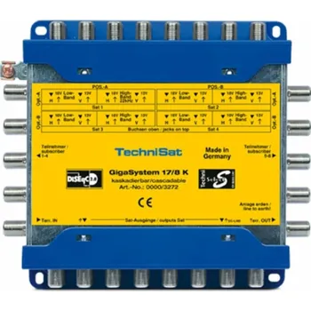 Masážní přístroj TechniSat GigaSystem 17/8K, multipřepínač
