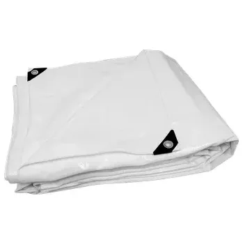 Krycí plachta Plachta kašírovaná nepromokavá bílá 140g/m2 - 3x5 m