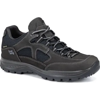 Pánská treková obuv trekové boty pánské HANWAG Gritstone II Wide GTX Asphalt/Black - 48
