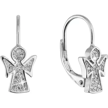 Šperk Náušnice - SW anděl, Ag 925 (Náušnice anděl - Ag 925)
