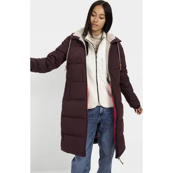 Dámský kabát KABÁT CAMEL ACTIVE COAT PLUM