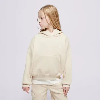 Chlapecké oblečení Jordan Mikina S Kapucí Jdg Brooklyn Ess Po Girl Béžová 122-128 Cm