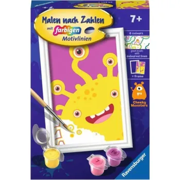 Ravensburger Painting by Numbers - Yellow Monster