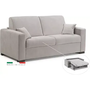 Pohovka Pohovka ASTI s rozkladem na každodenní spaní, sv. šedá (plutone 26), 140