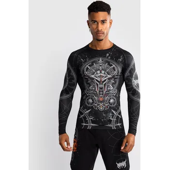 Rashguard Rashguard VENUM Gladiator 5.0 Dl. rukáv - černo/stříbrný - VENUM-05316-109 Velikosti: M